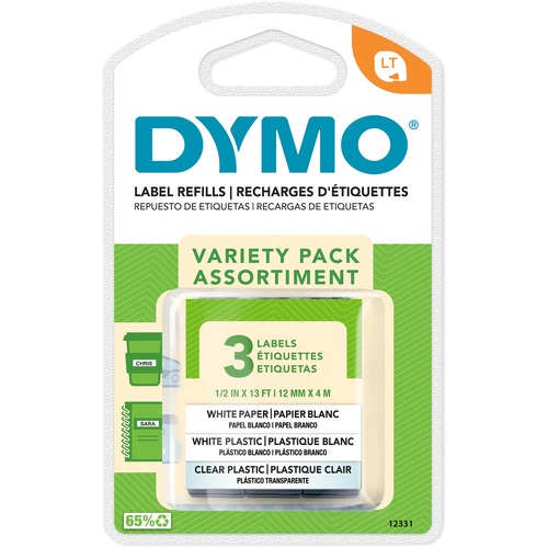 Tape, Letra Tag, Value Pack 3/PK