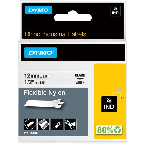 Label, Rhino 1/2" x 11.5 Foot Flex Nylon