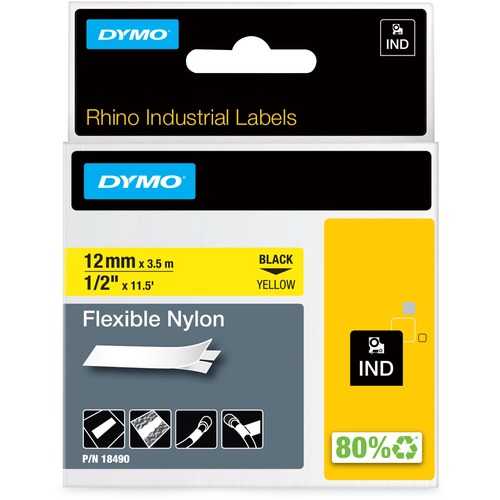 Label, Rhino 1/2" X 11.5 Foot Flex Nylon