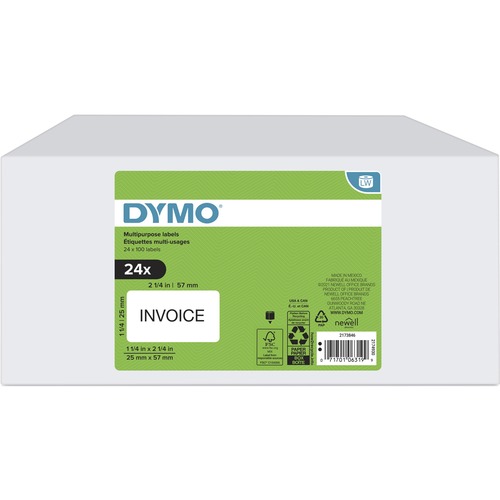 Label, LW, 2.25x1.25 24/BX