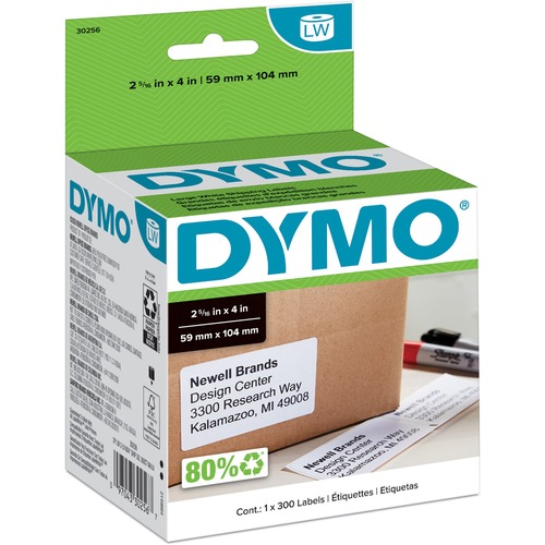Label, Shipping, High Capacity, White, 300L/RL