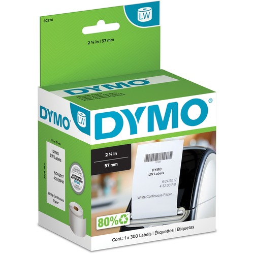 Label, Continuous Roll, 2.25 X 3, Light Weight