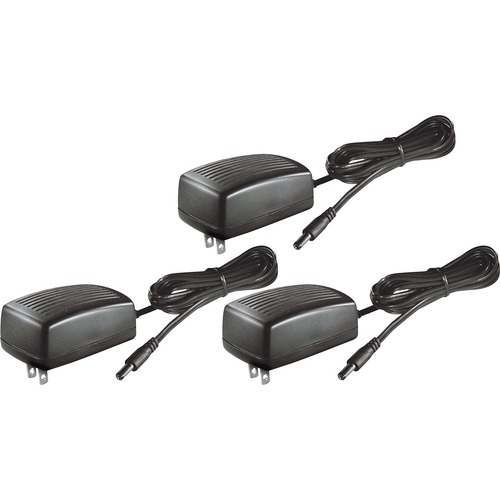 Adapter, AC, Female Label Makers, Black 3/CT