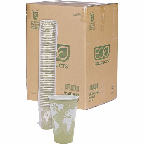 Cup, Hot, World Art, 16 Ounce, 50/PK 20/CT