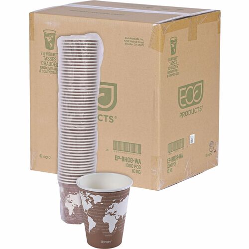 Cup, Hot, World Art, 8 Oz, 50/PK 20/CT