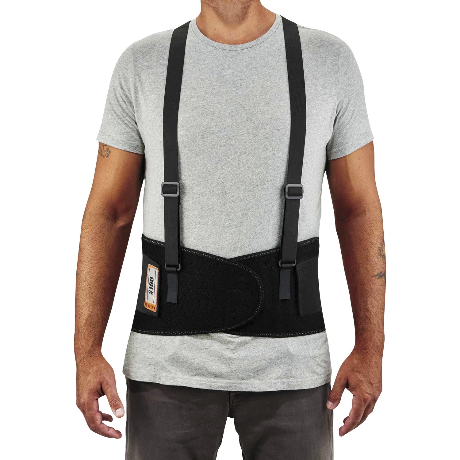 Back Support Econo, S, Black