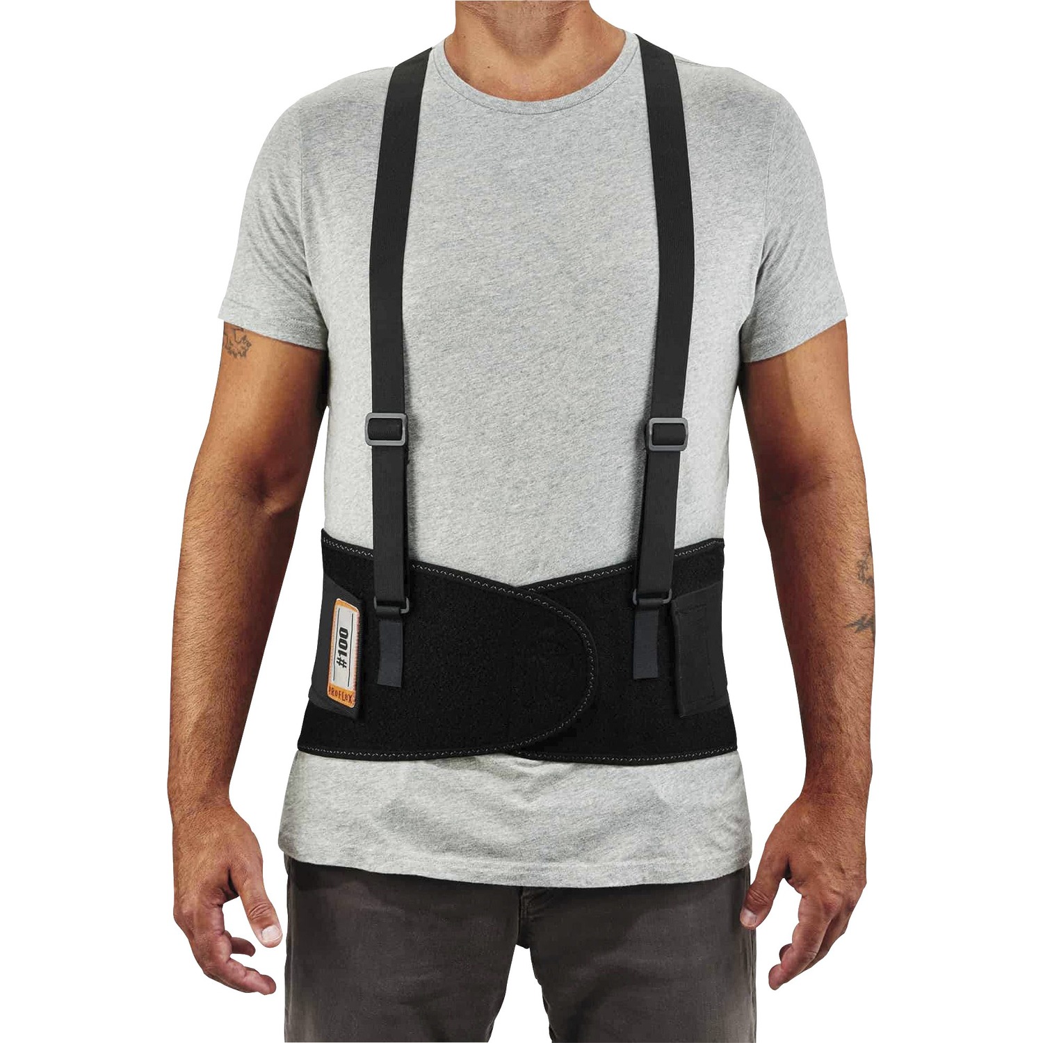 Back Support Econo, XL, Black