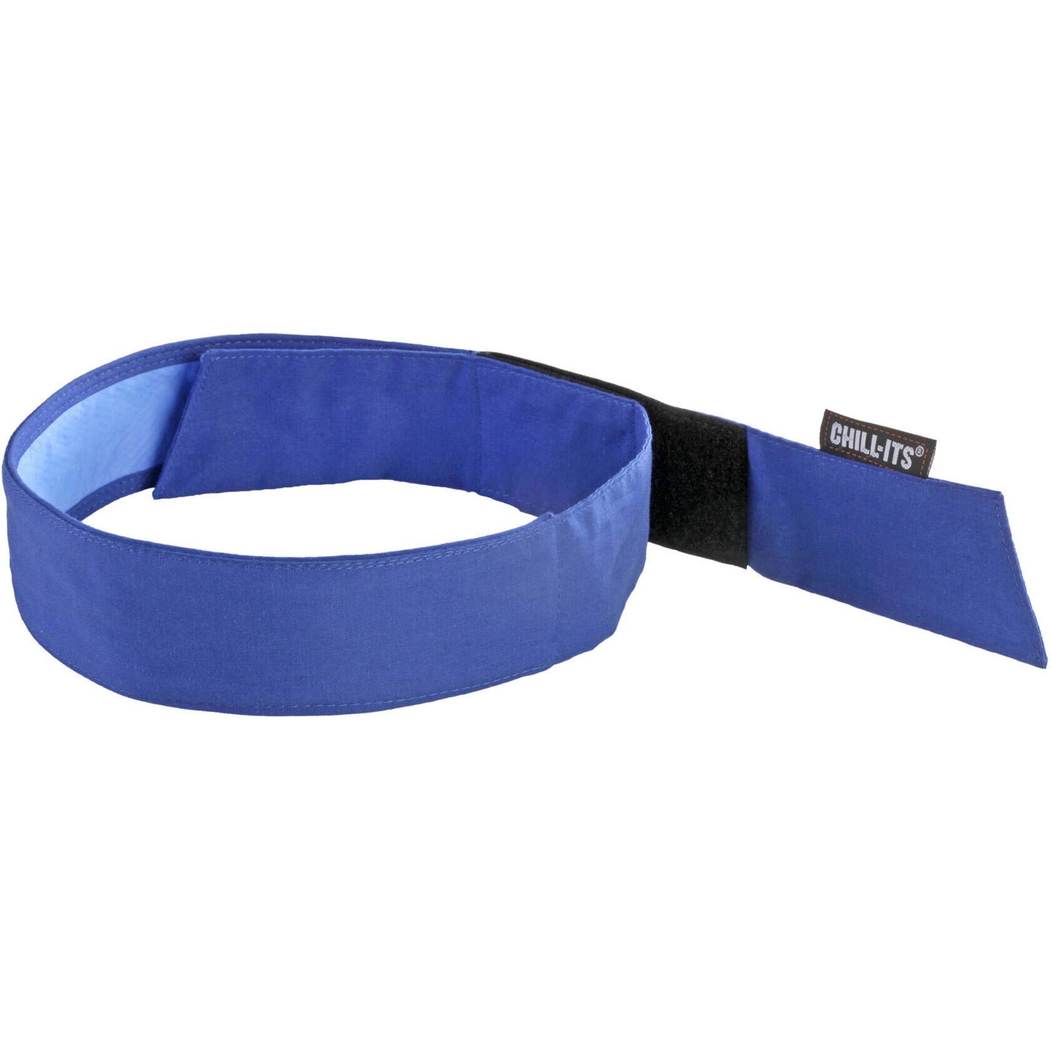 Bandana With Cut-Hole, Solid Blue 6/CT