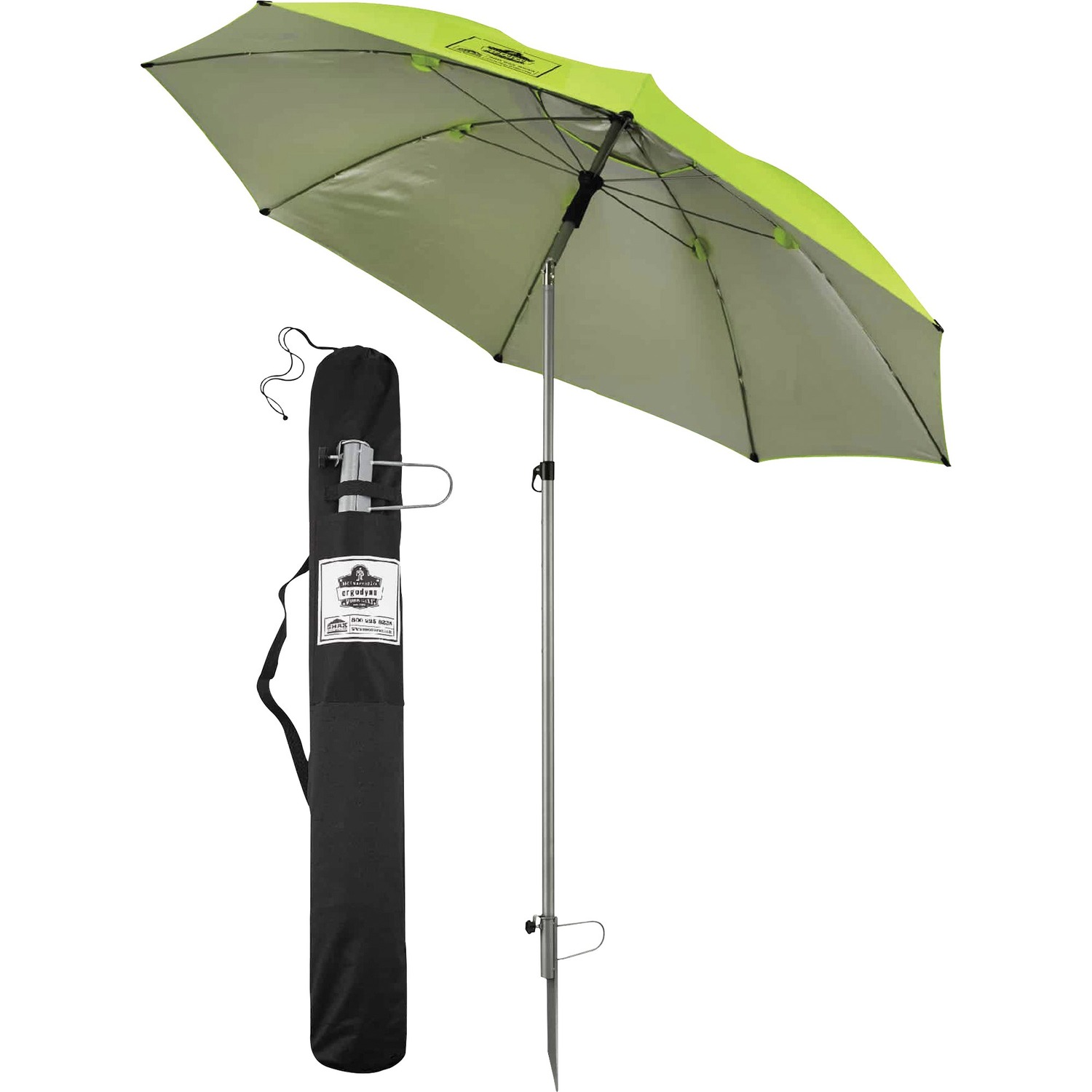 Umbrella, Industrial, Lime