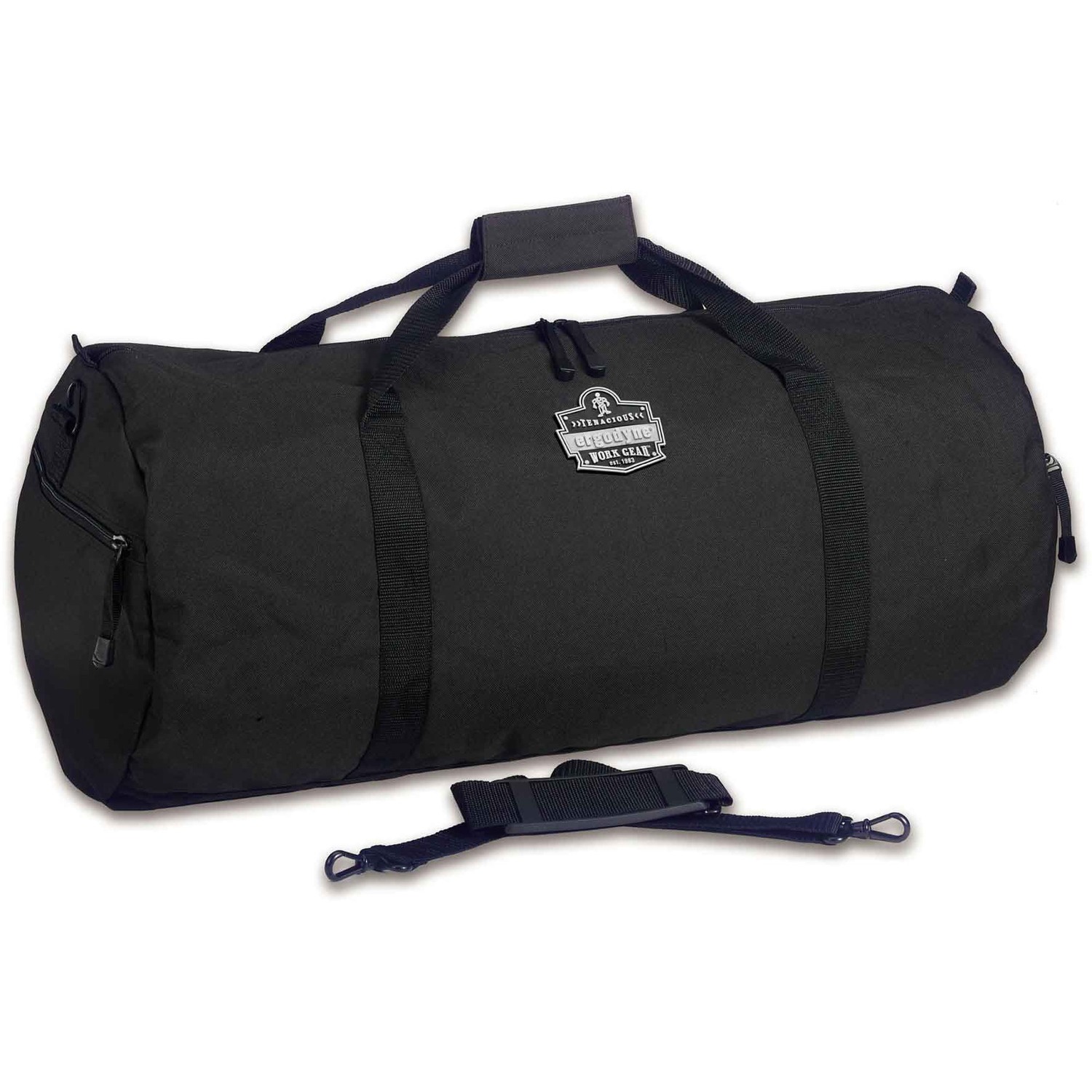 Duffel Bag, Poly, Medium, Black