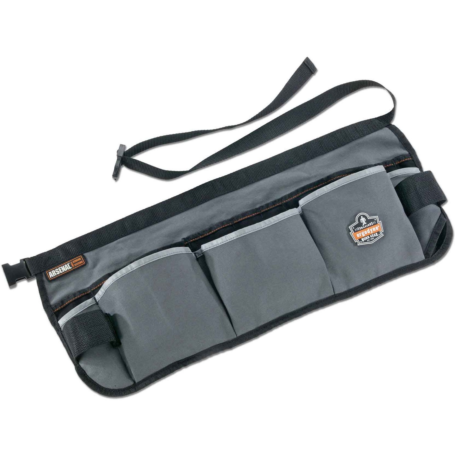 Waist Apron, 13-Pocket, Gray