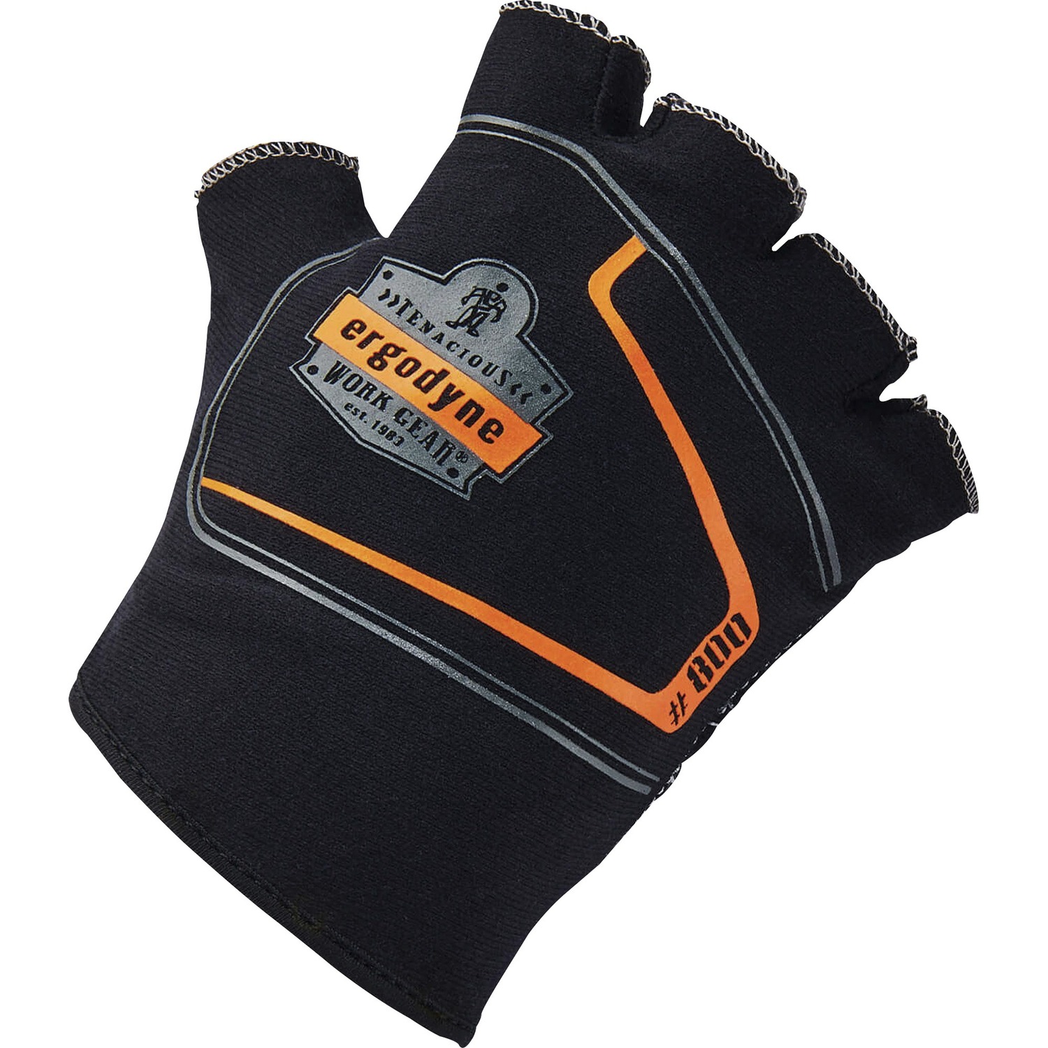 Glove Liners, L, Black 2/PR