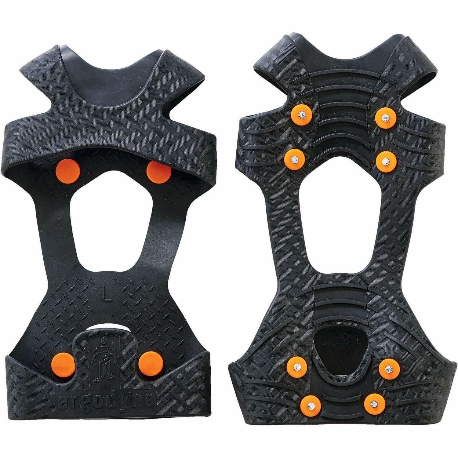 Cleats, Ice, Slip-On, Black, L 2/PR