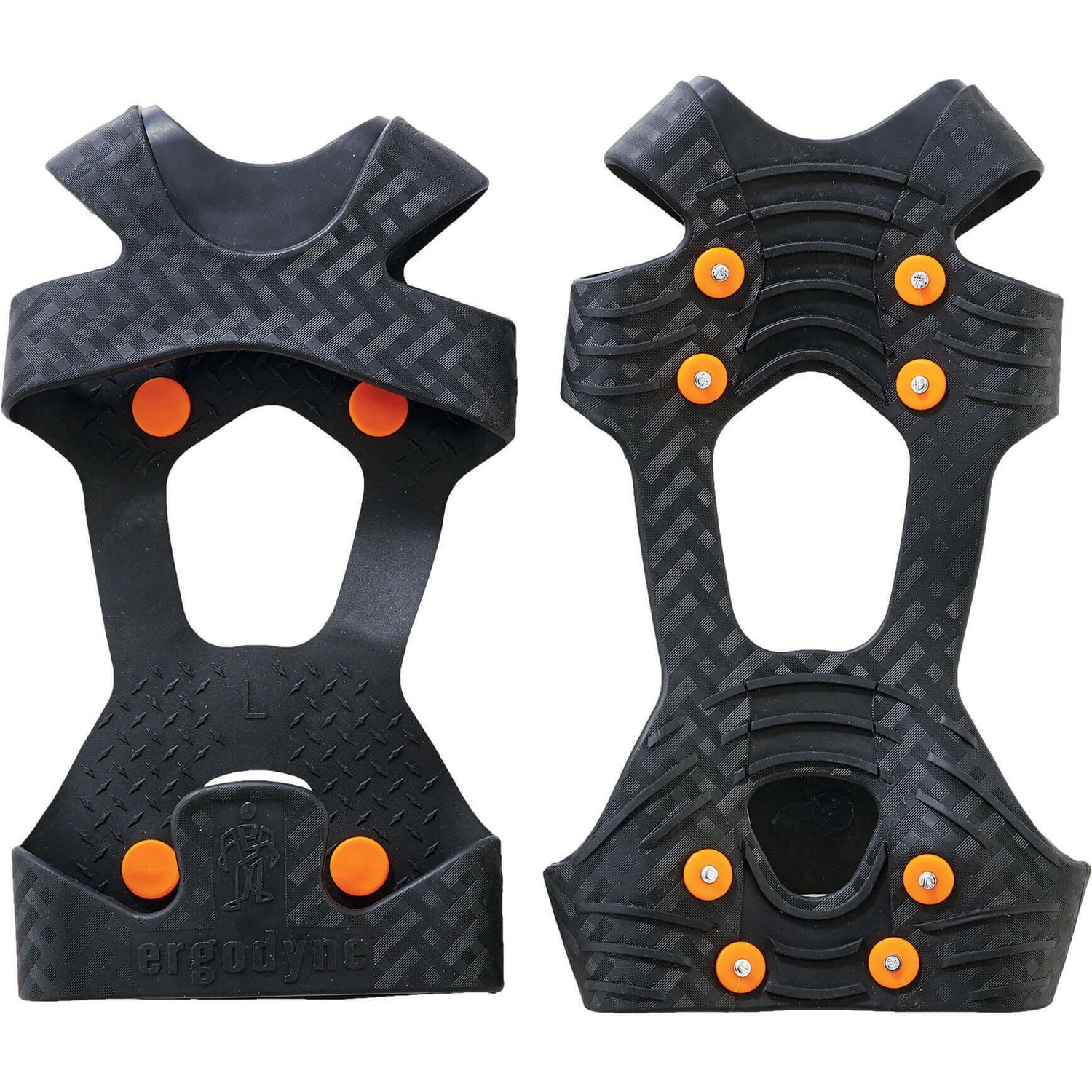 Ice Cleat, One Piece, 2X, Black 2/PR