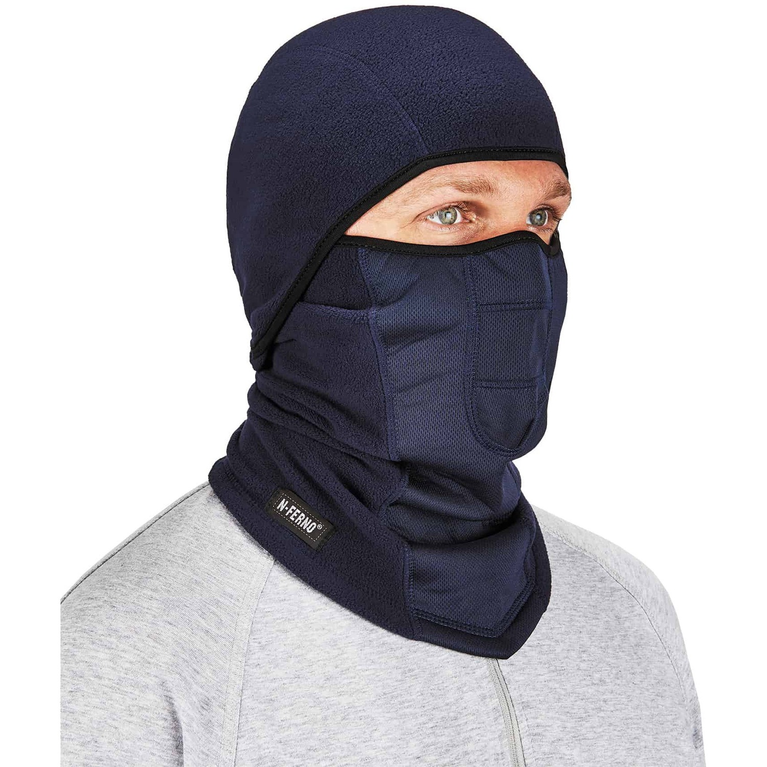Balaclava, Waterproof Hinged, Navy 12/CT