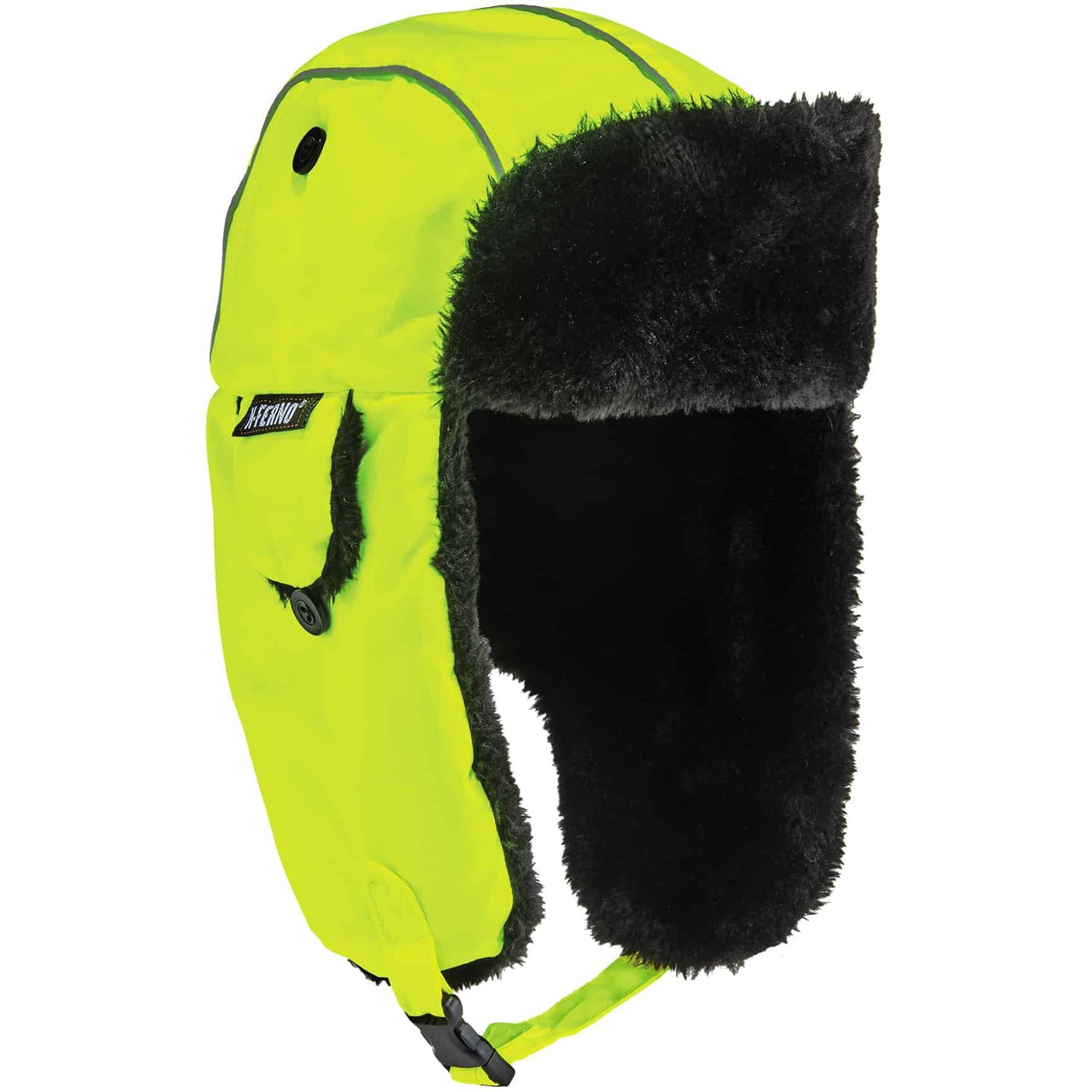 Trapper Hat, S/M, Lime