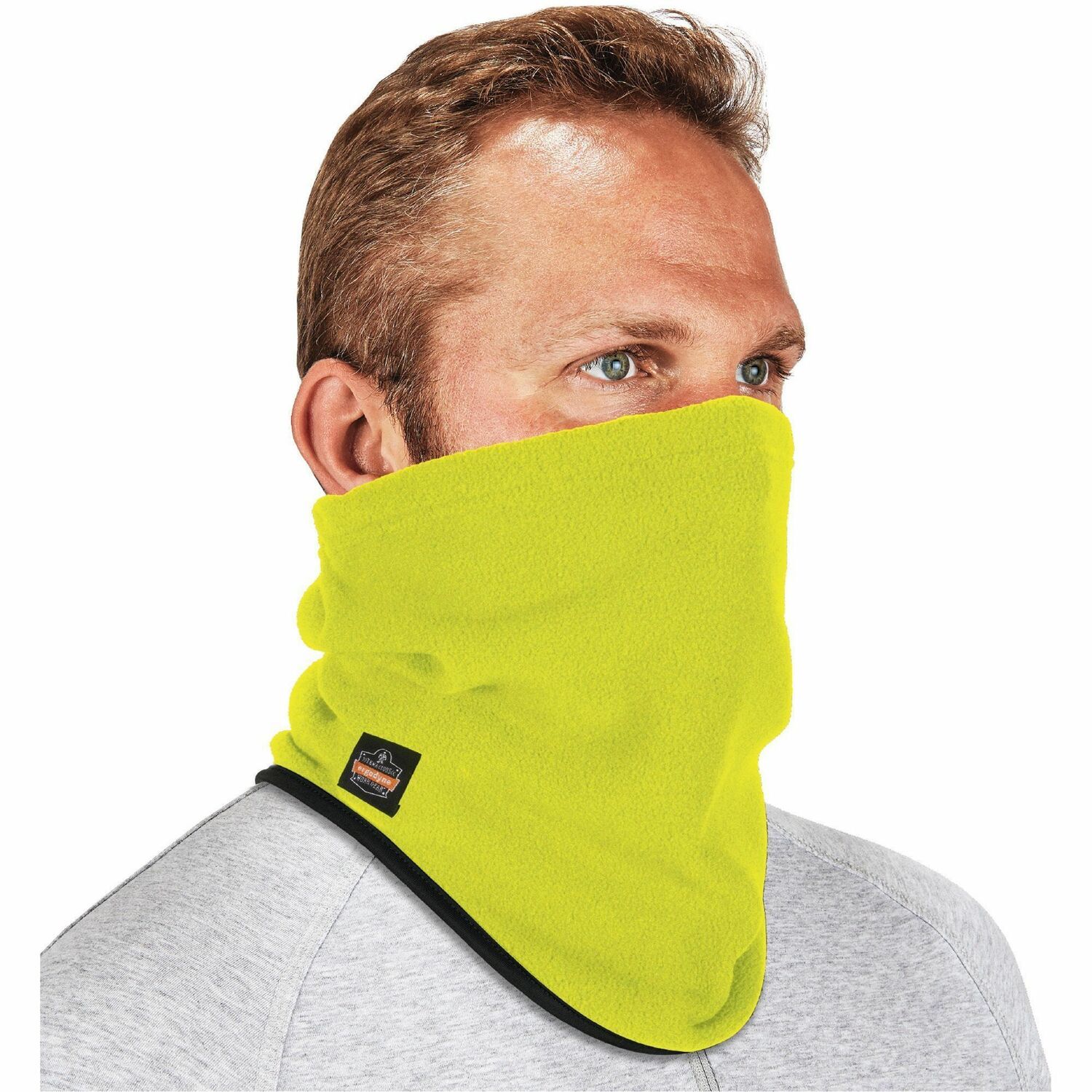 Gaiter, Neck, Fleece, High Visibility Lime
