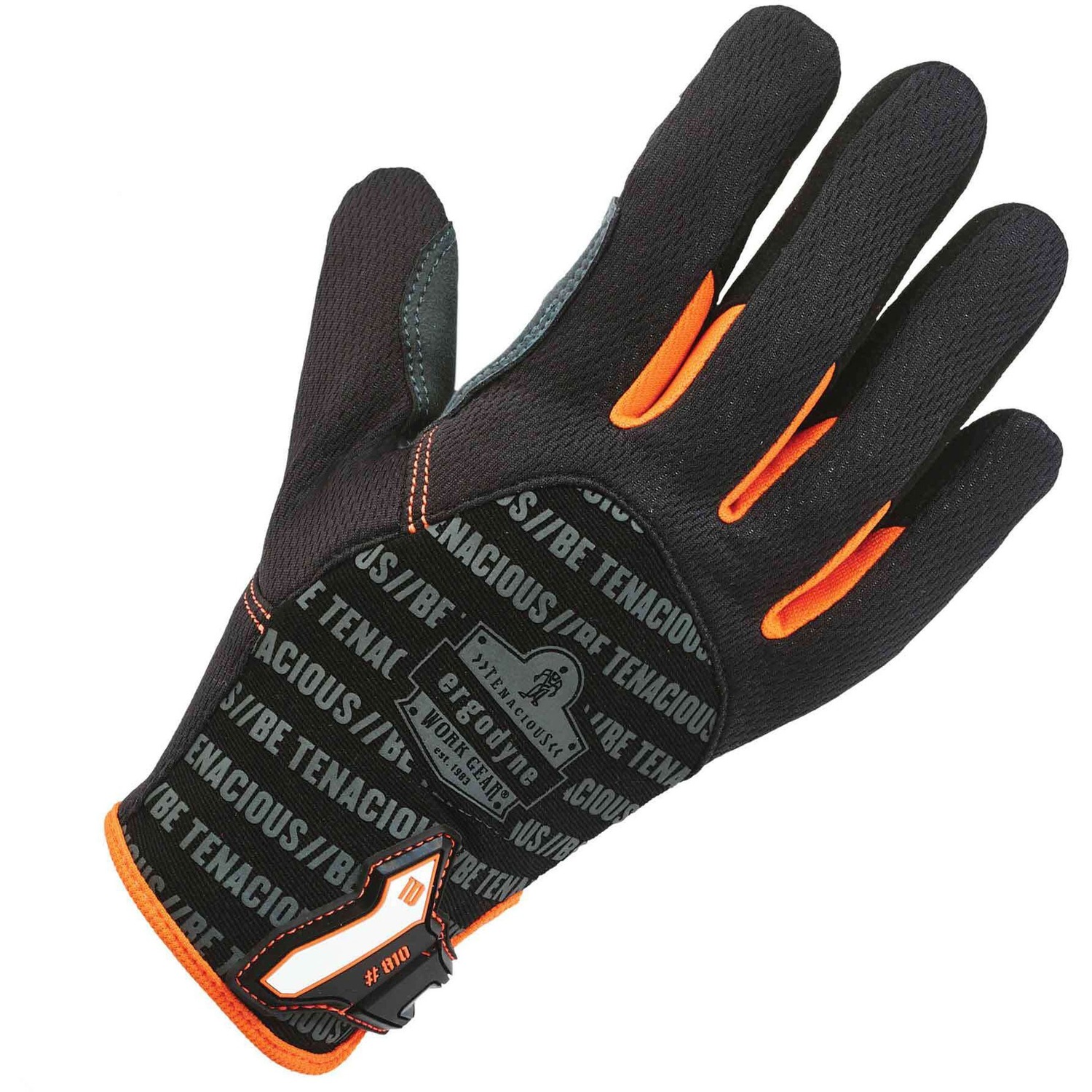 Gloves, Utility, L, Black 2/PR