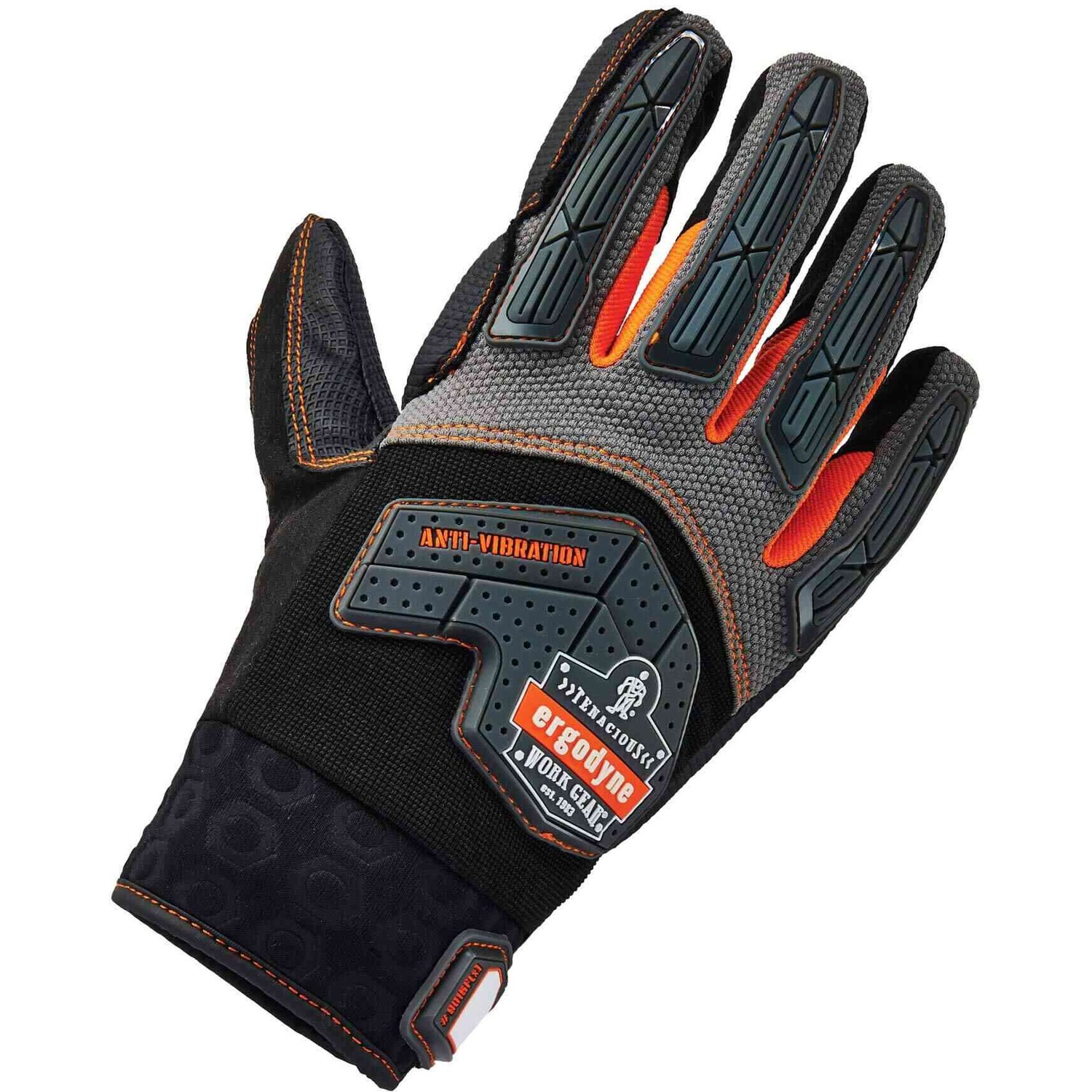 Av Gloves + Dir, 2X, Black 2/PR