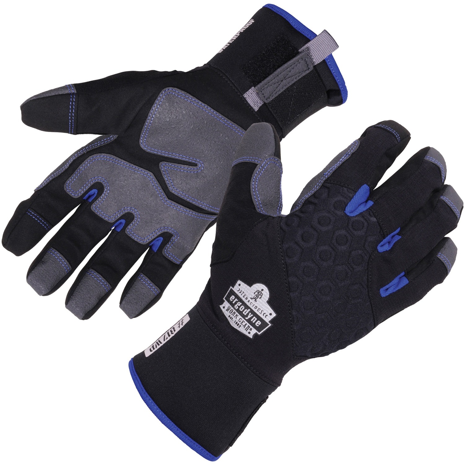 Gloves, Thermal Waterproof Work, S 2/PR