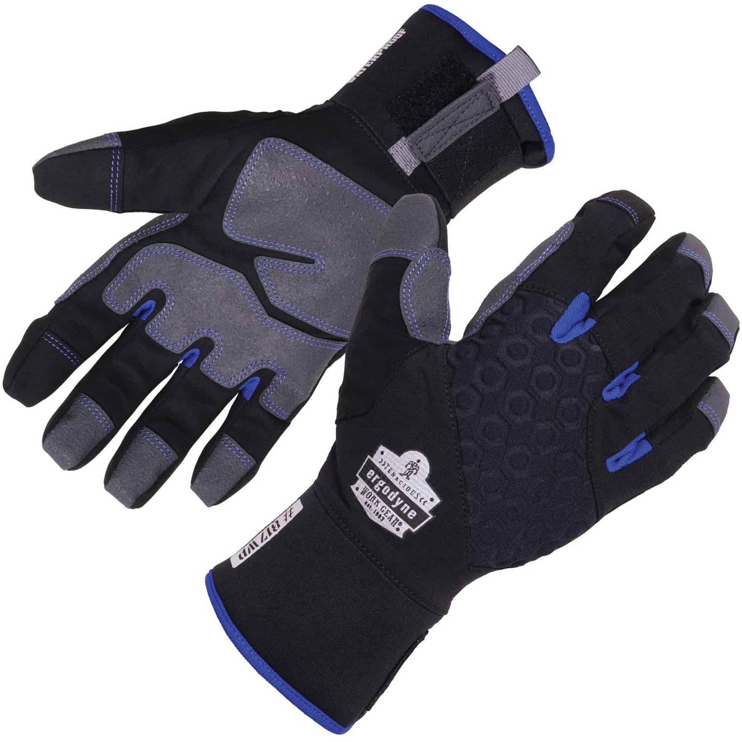 Gloves, Thermal Waterproof Work, 2x 2/PR