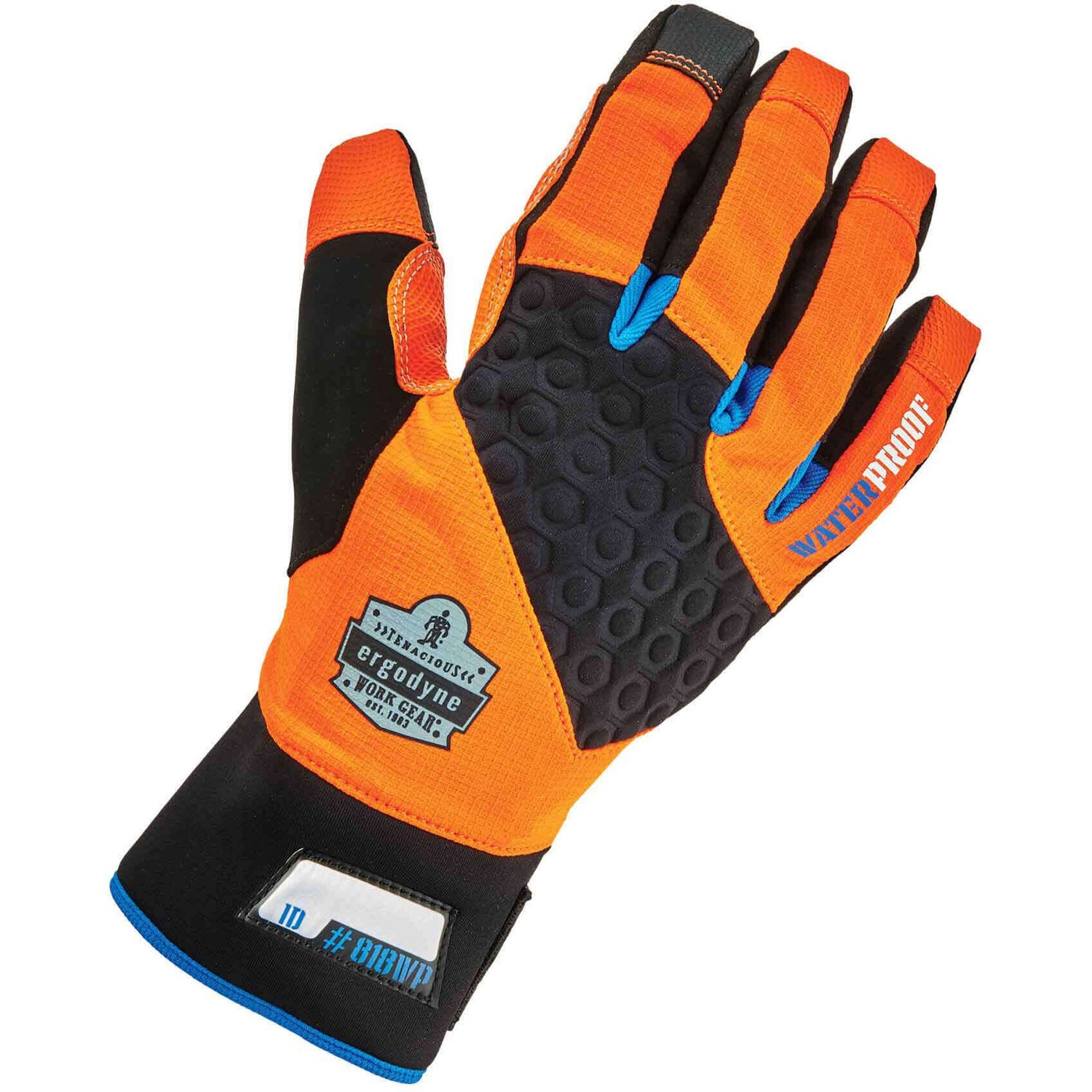 Gloves, Thermal Waterproof, XL, Orange 2/PR