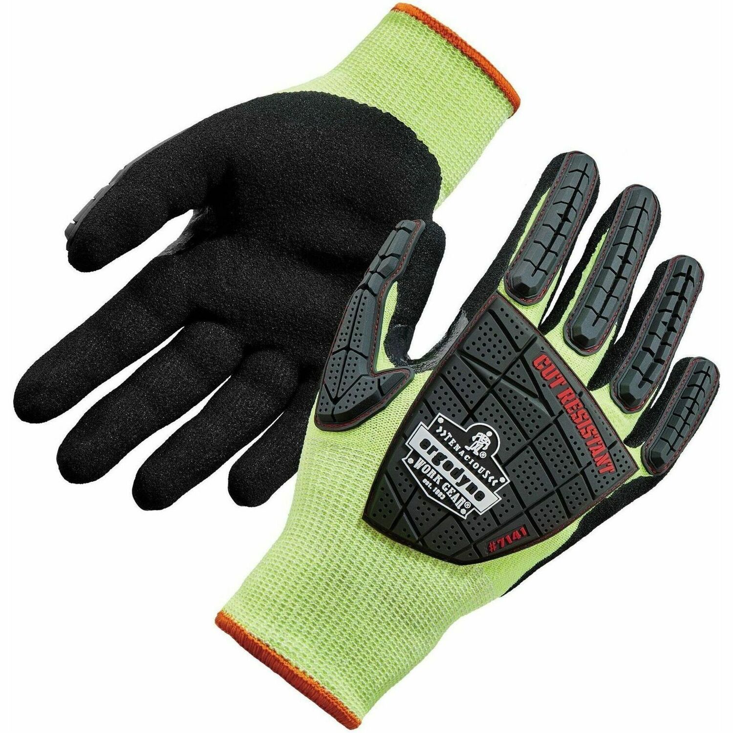 Glove, Coated Dirt, A4, 2X, Lime 72/CT