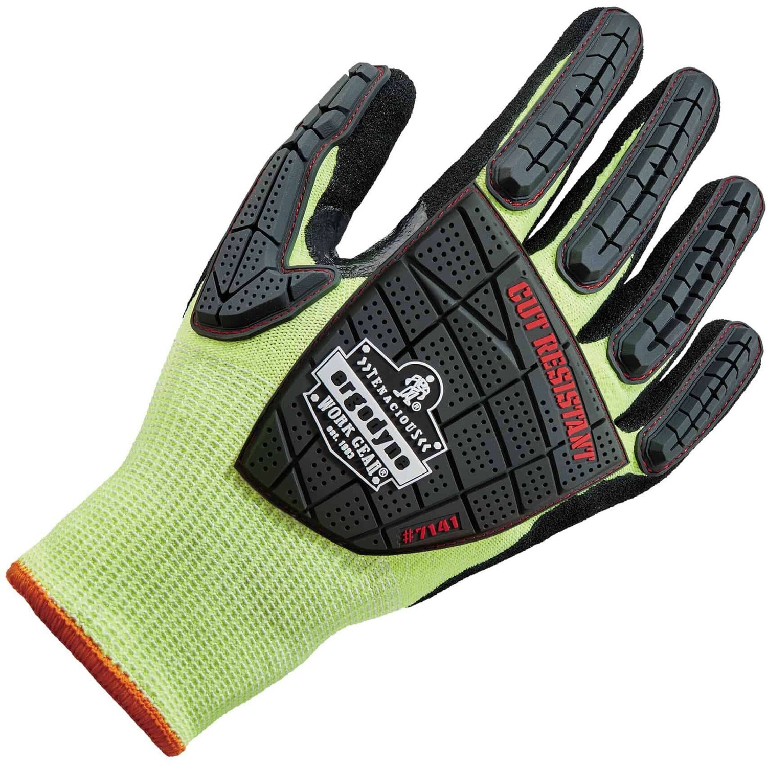 Gloves, Coated Dirt, A4, Large, Lime 12/CT