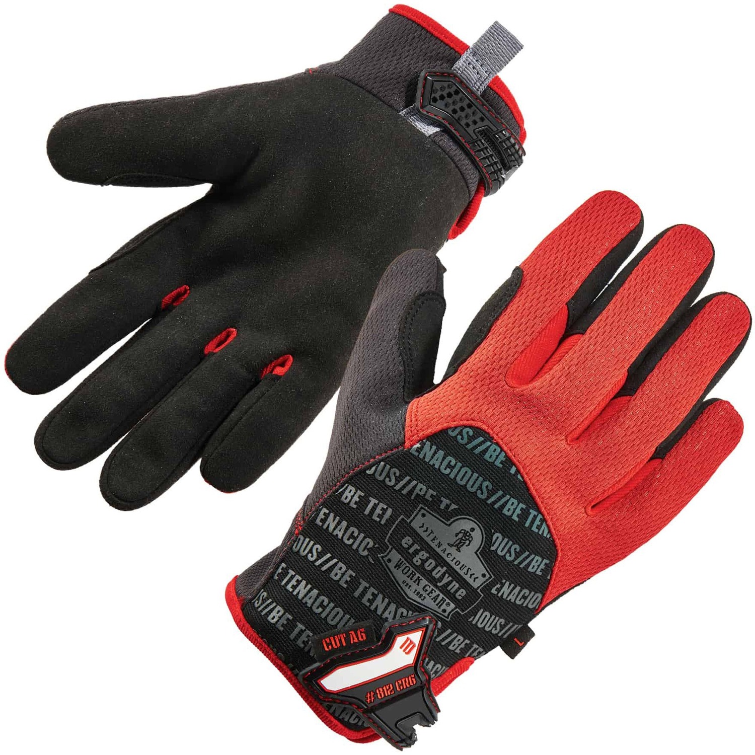Gloves, Utility+Cr, S, Black 2/PR