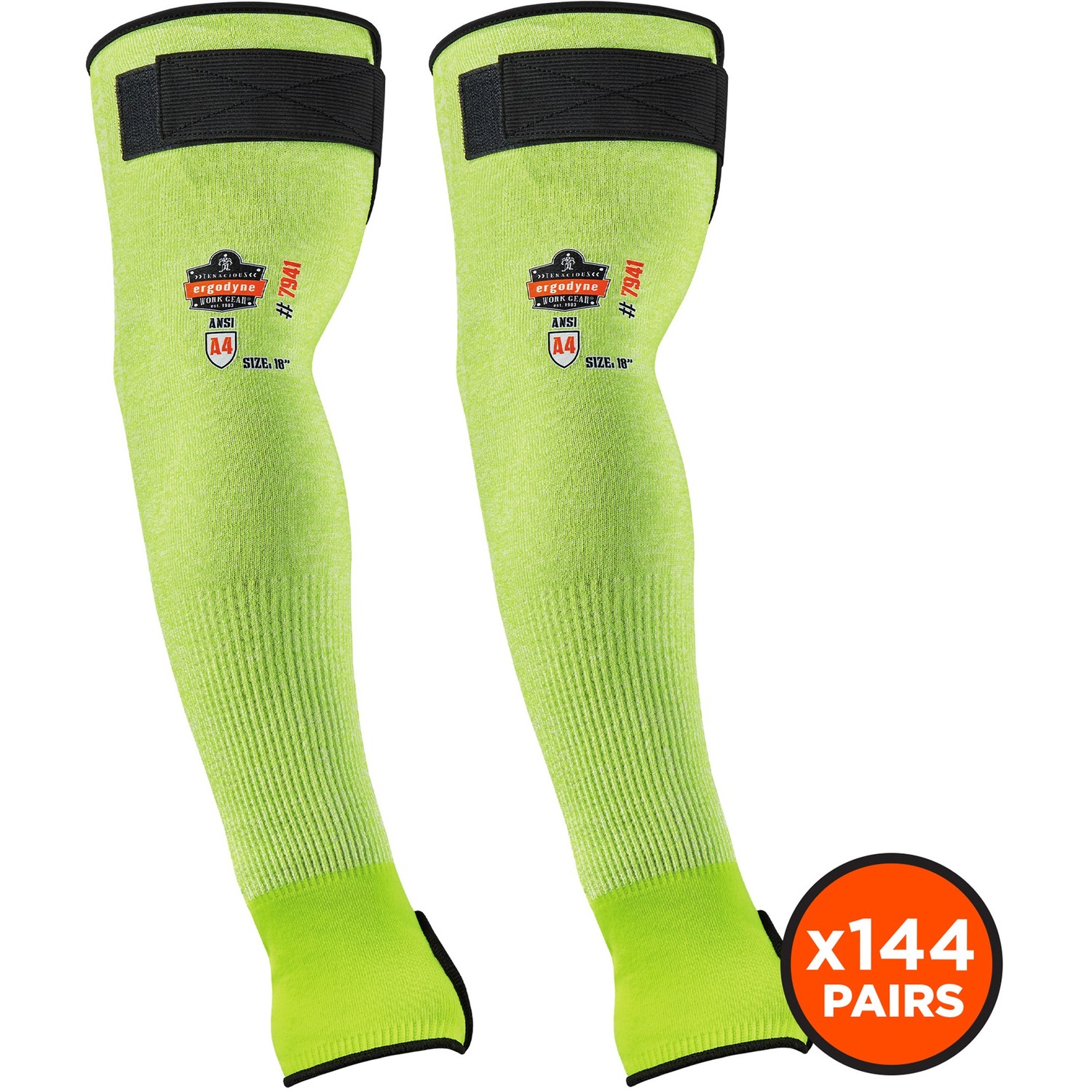 Arm Sleeve, CR, 18 Inch, Lime 144/CT