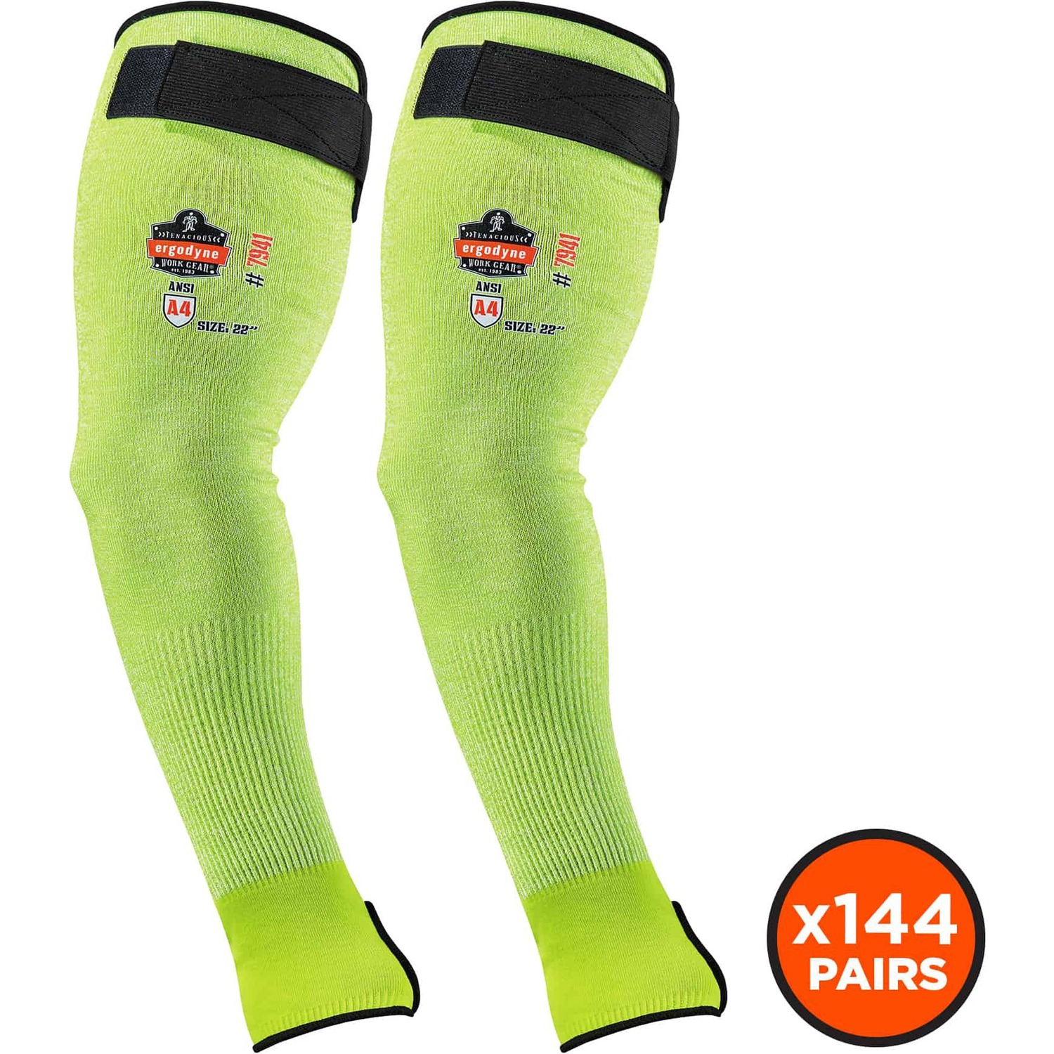 Arm Sleeve, CR, 22 Inch, Lime 144/CT