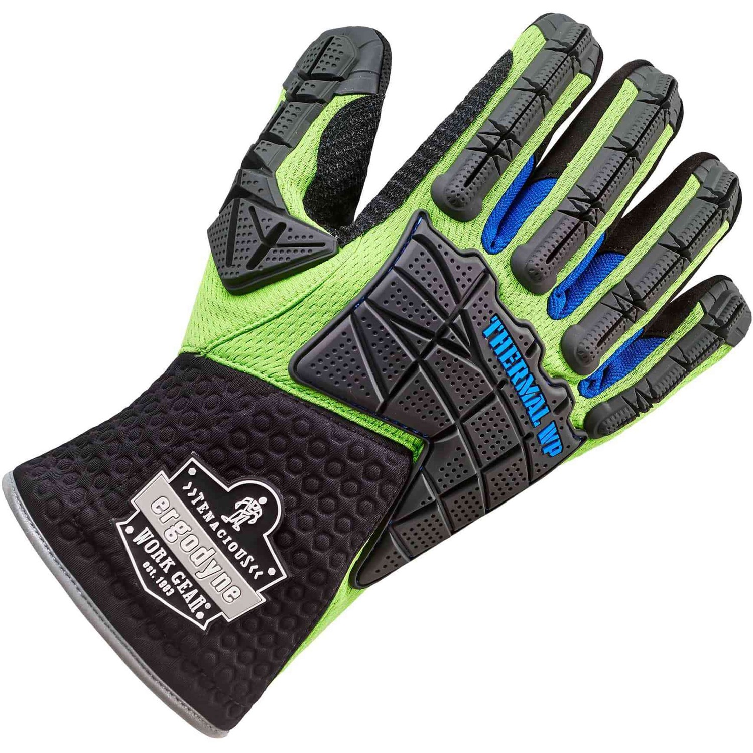 Gloves, Dir+Wp, Lime, Medium 2/PR