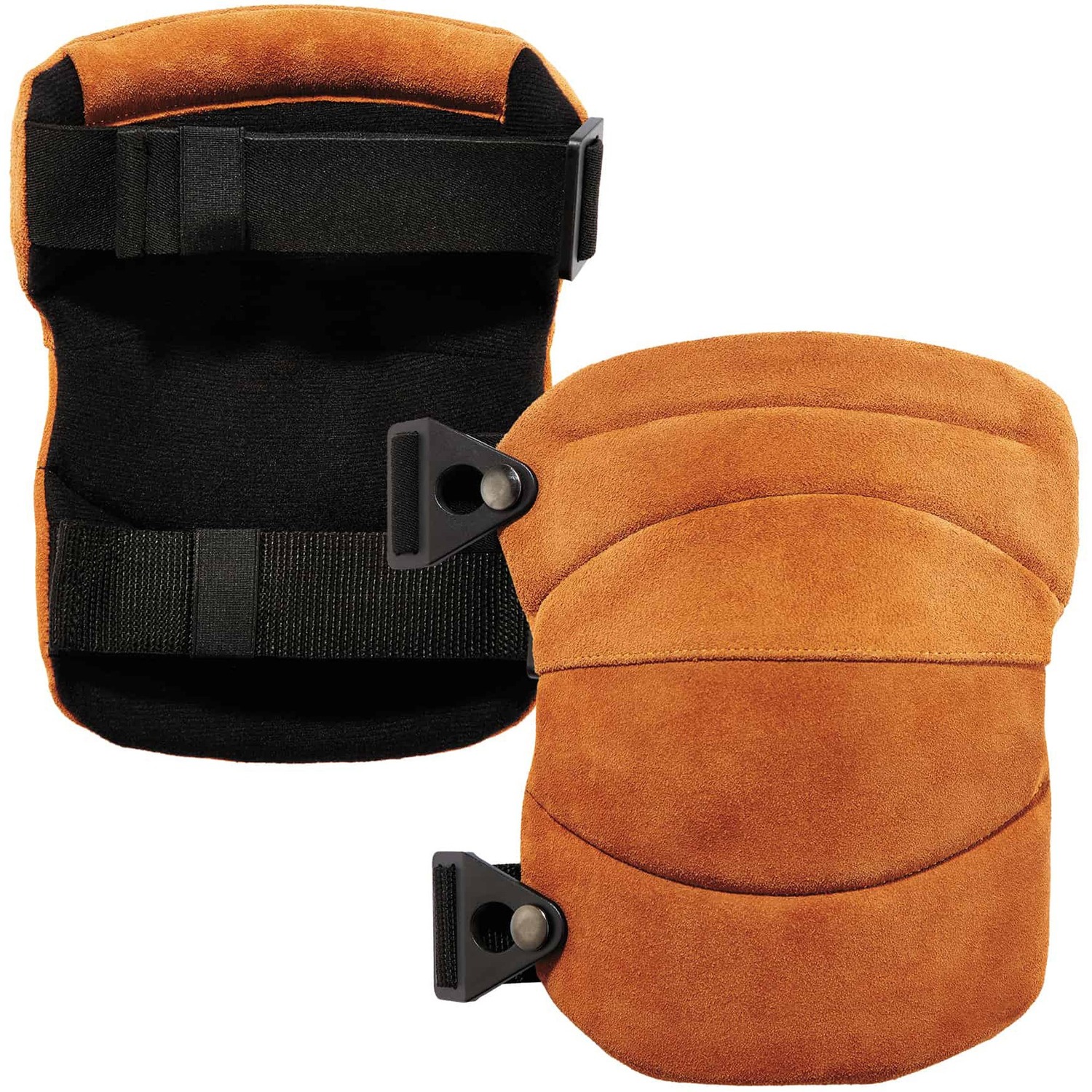 Knee Pads, Leather-Wide Cap 2/PR