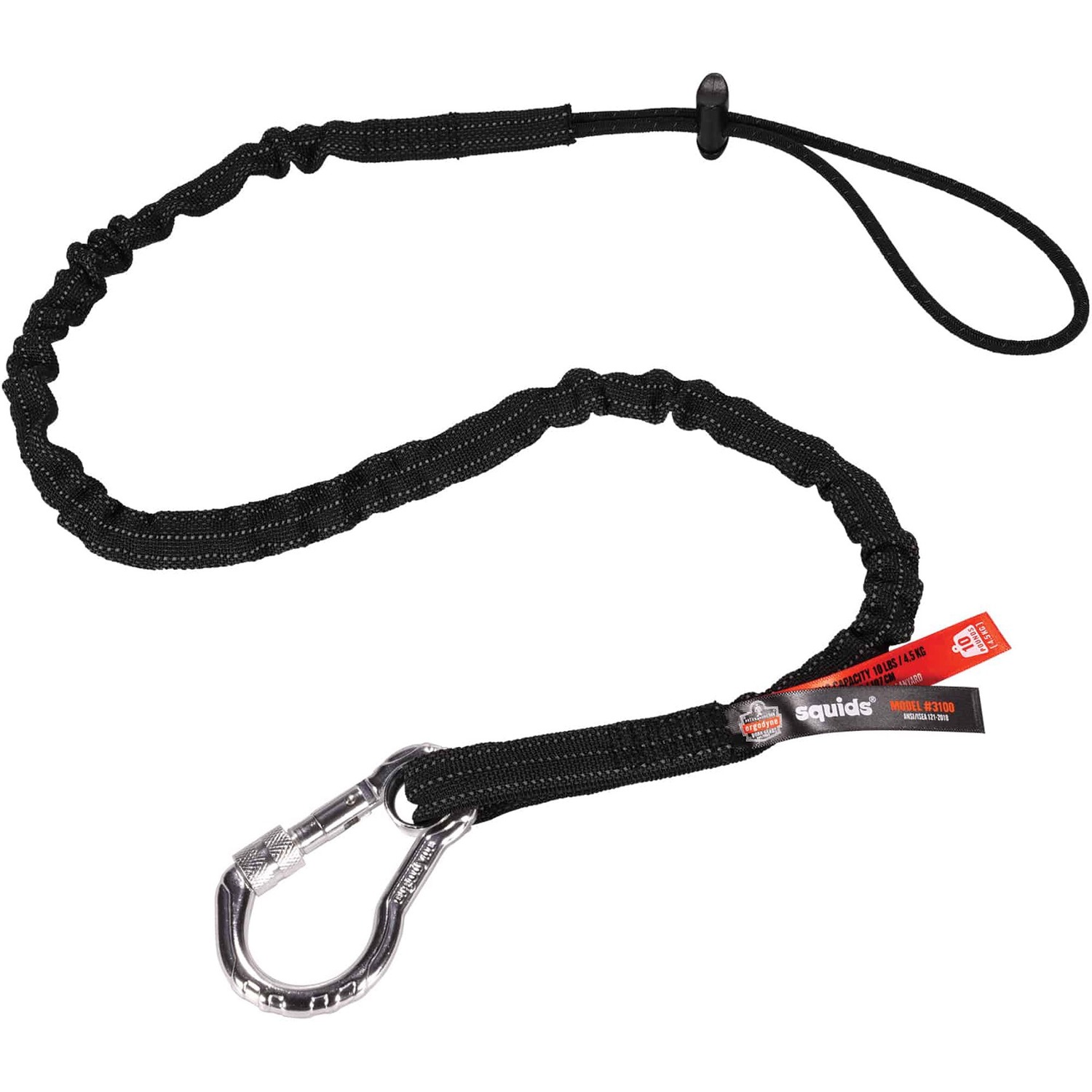 Tool Lanyard, Std, Black 6/CT