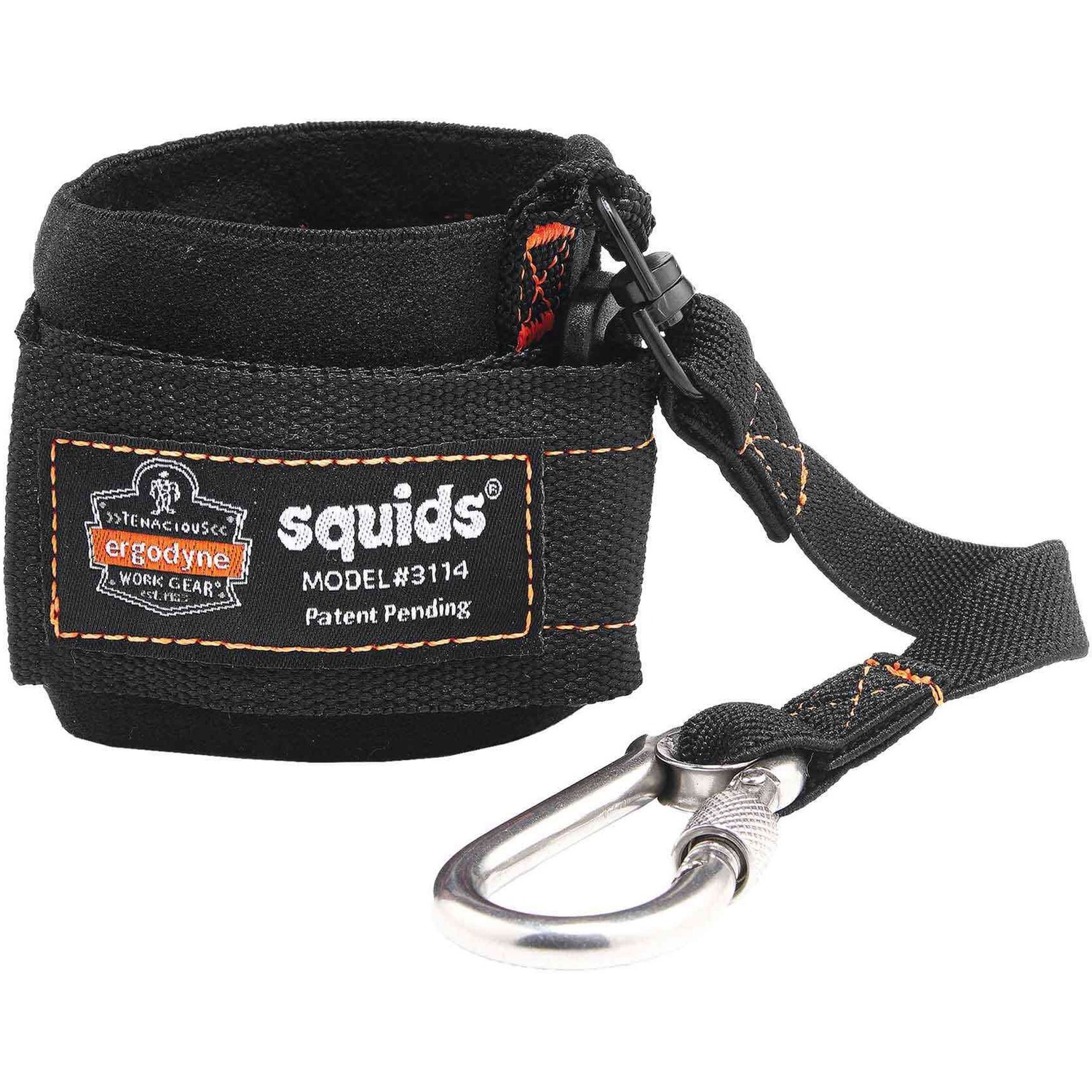 Wrist Lanyard-3 Lbs, Black 6/CT