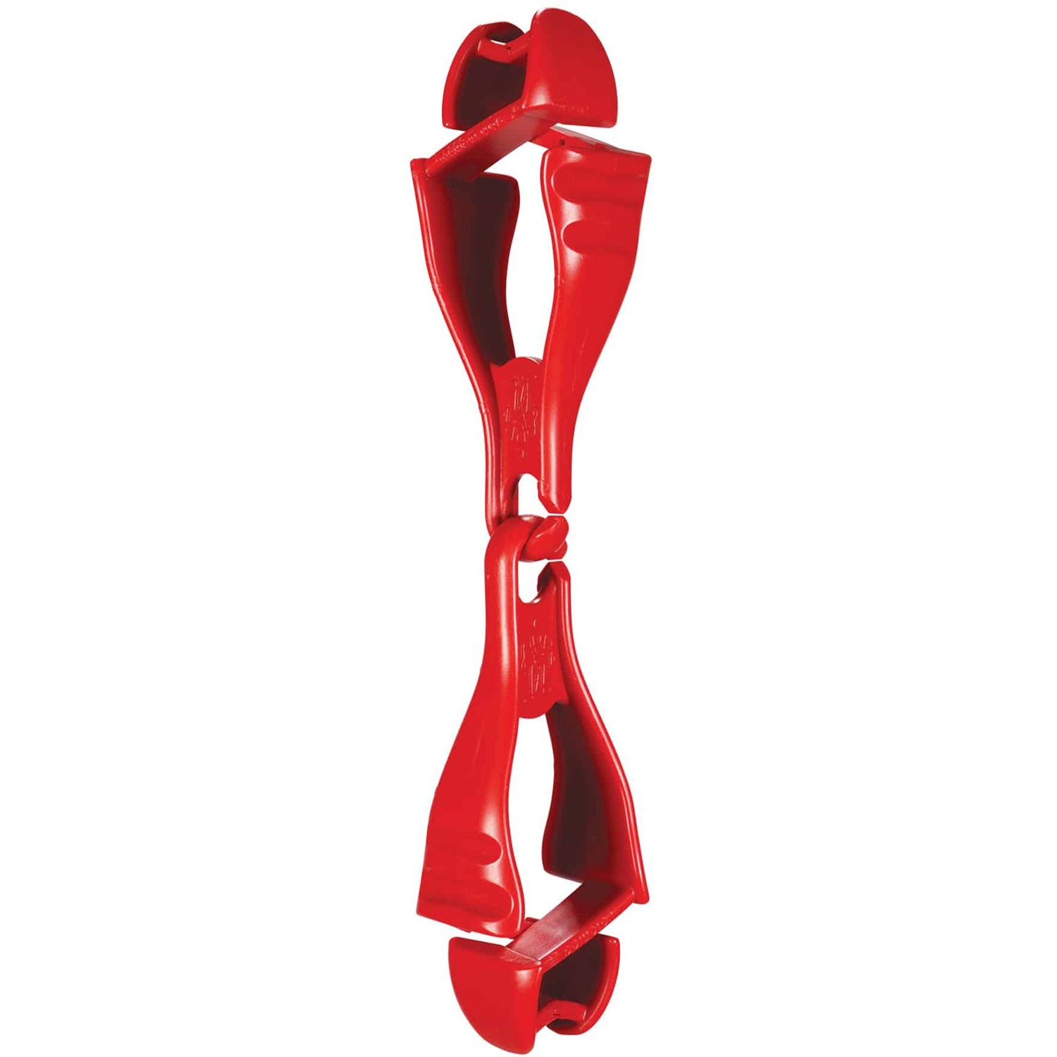 Glove Clip-Dual Clip, Red 6/CT