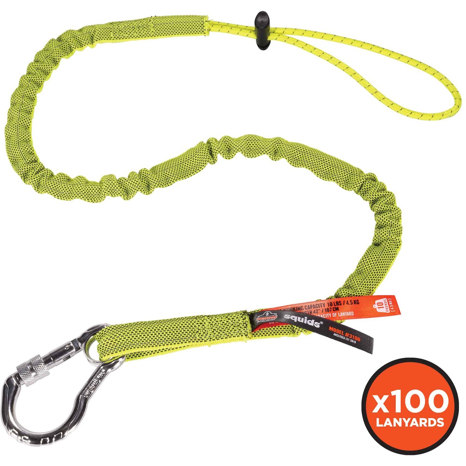 Tool Lanyard-Cs, Lime 100/CT
