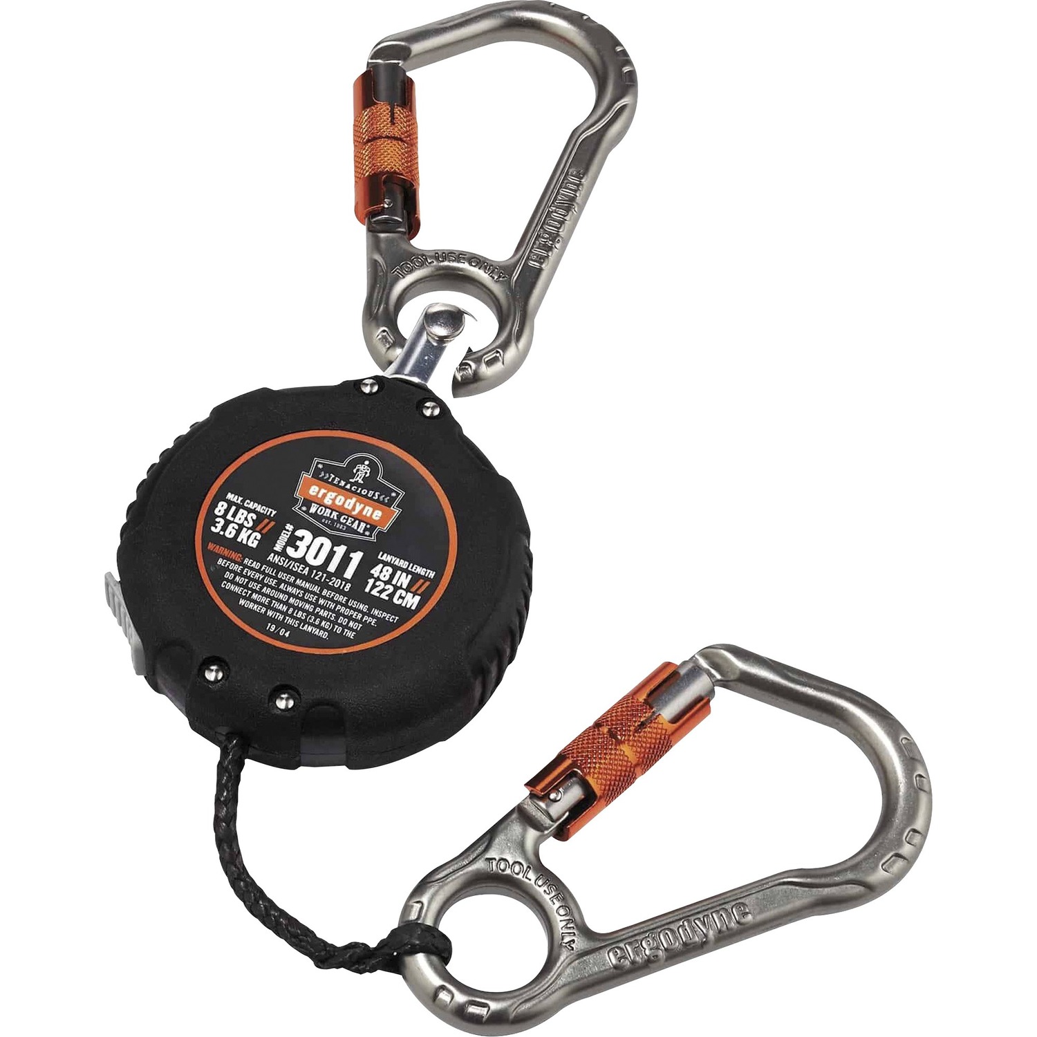 Lanyard, Retractable, Black
