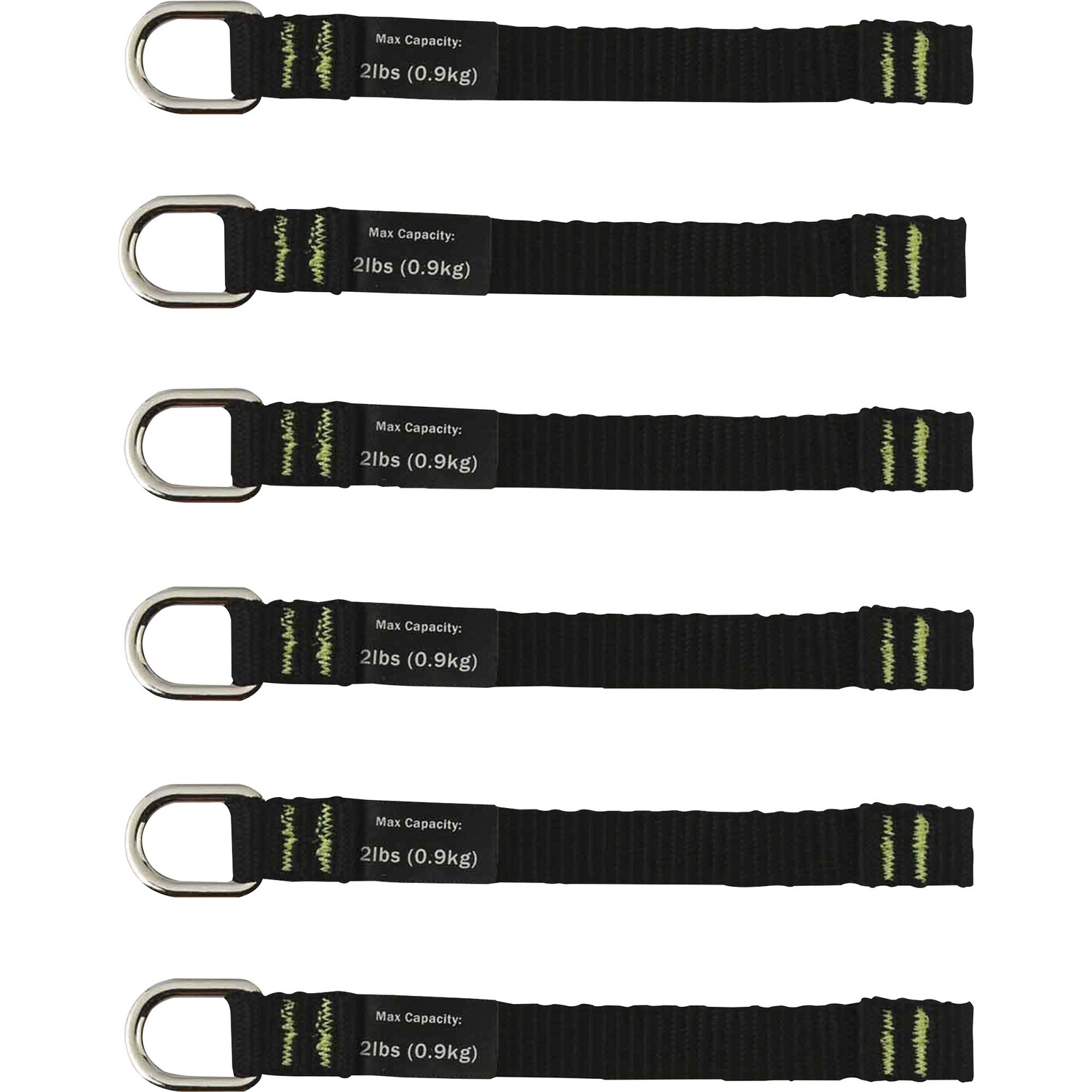 Web Tails Long, Black 6/PK