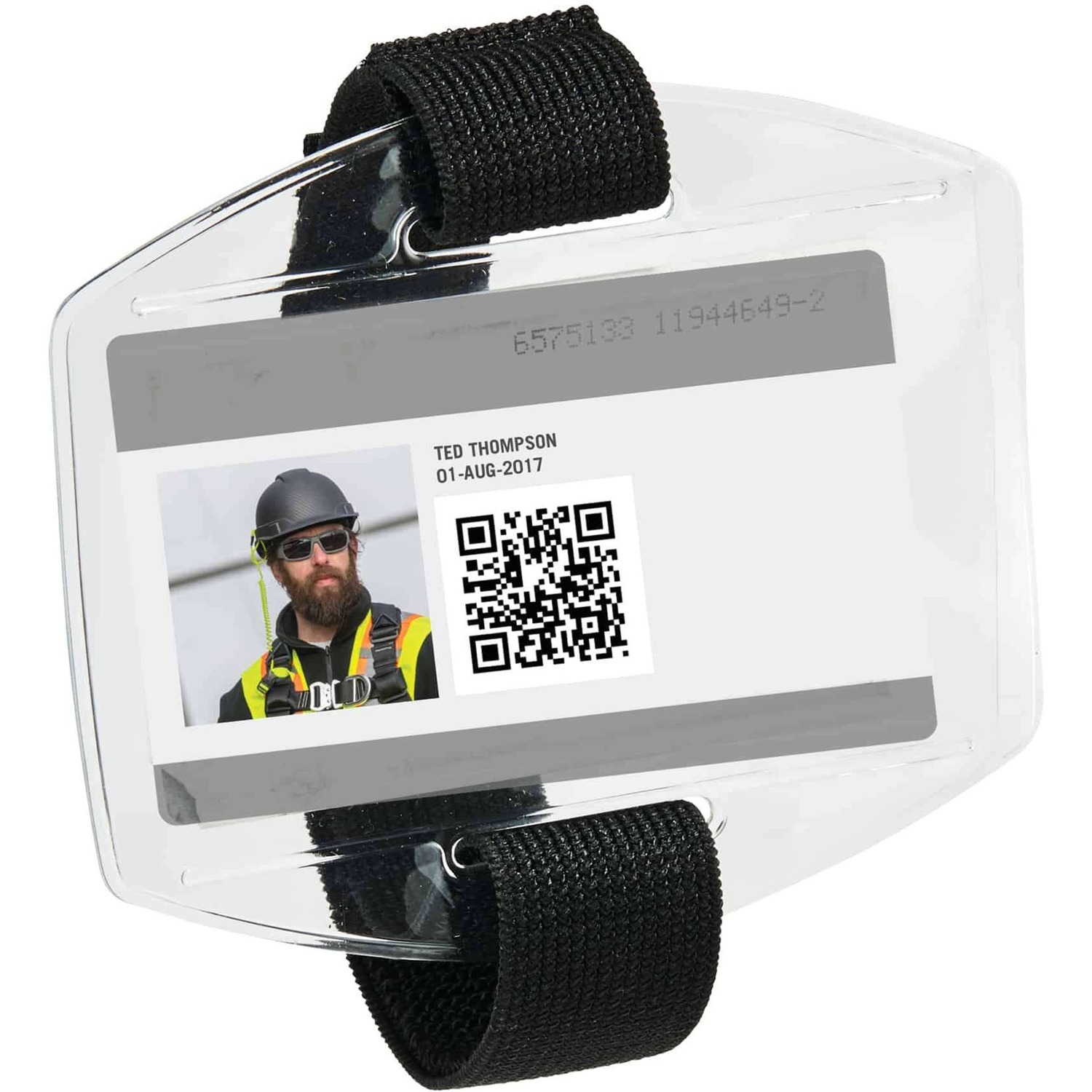 ID/Badge Holder, Black 6/CT