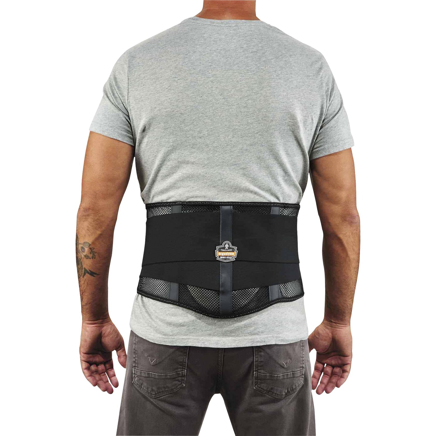 Back Support, Mesh, 2x, Black
