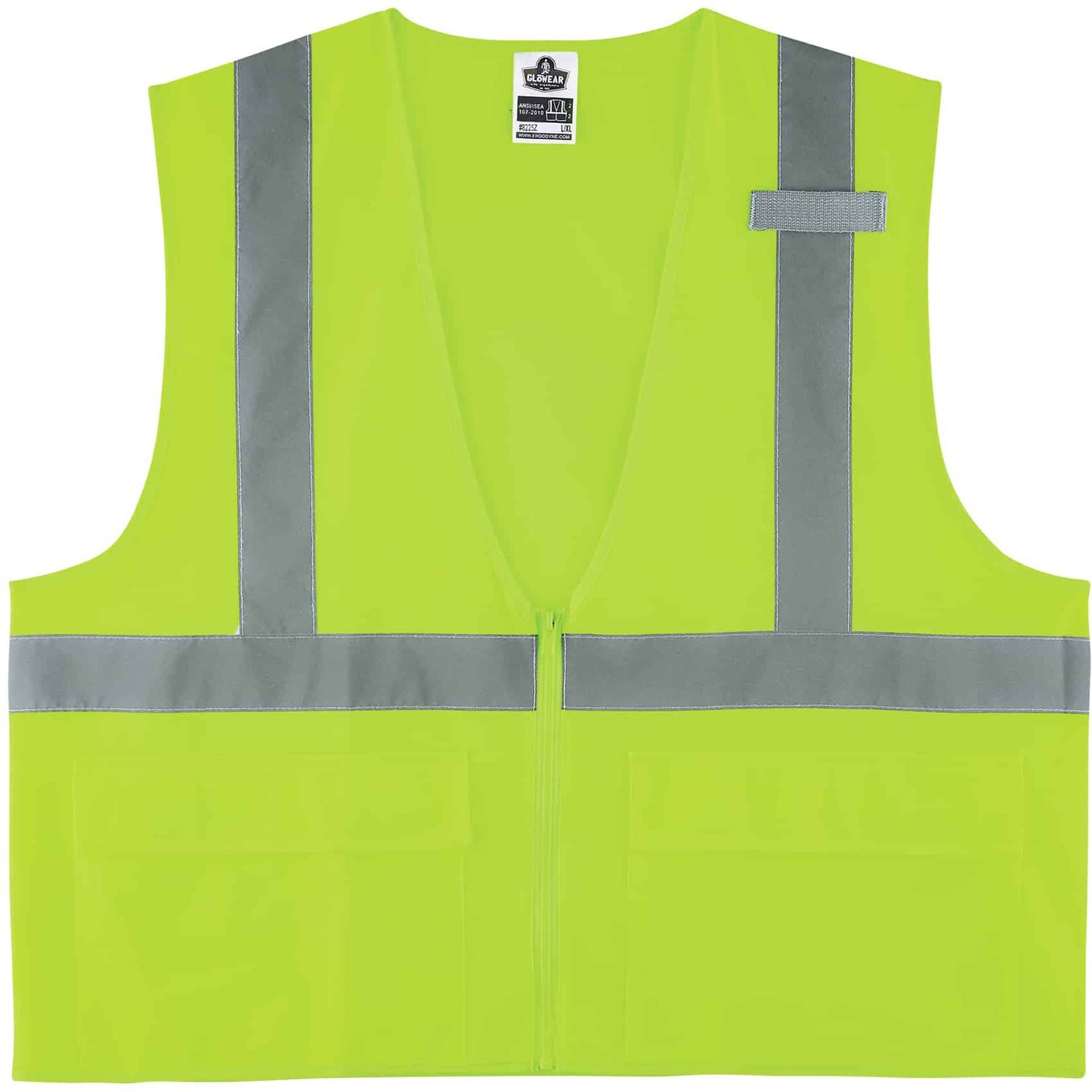 Vest, Solid, 2X/3X, Lime