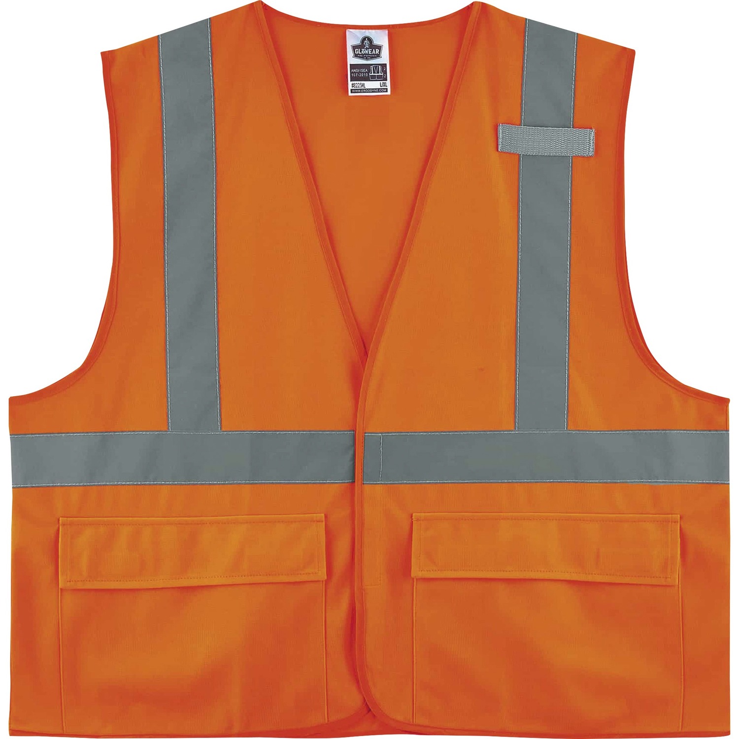 Vest, Solid, 2X/3X, Orange