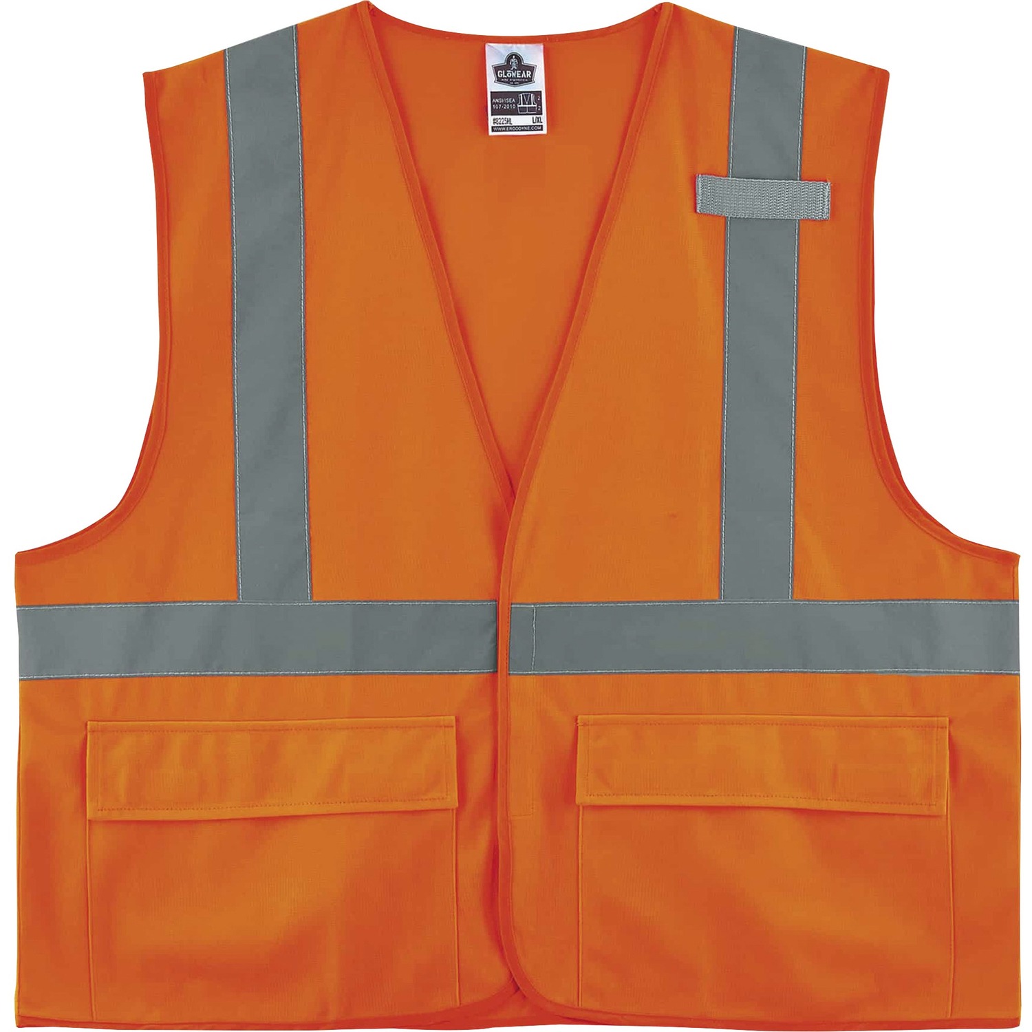 Vest, Solid, 4X/5X, Orange