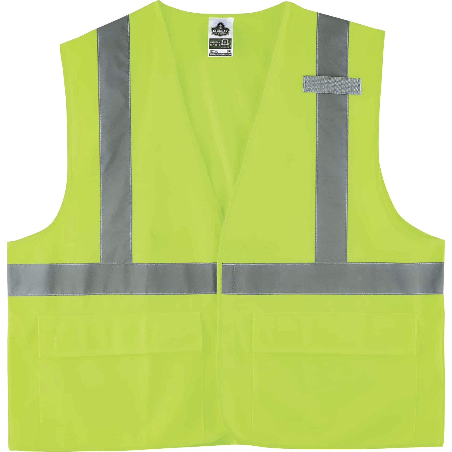 Vest, Solid, Lime