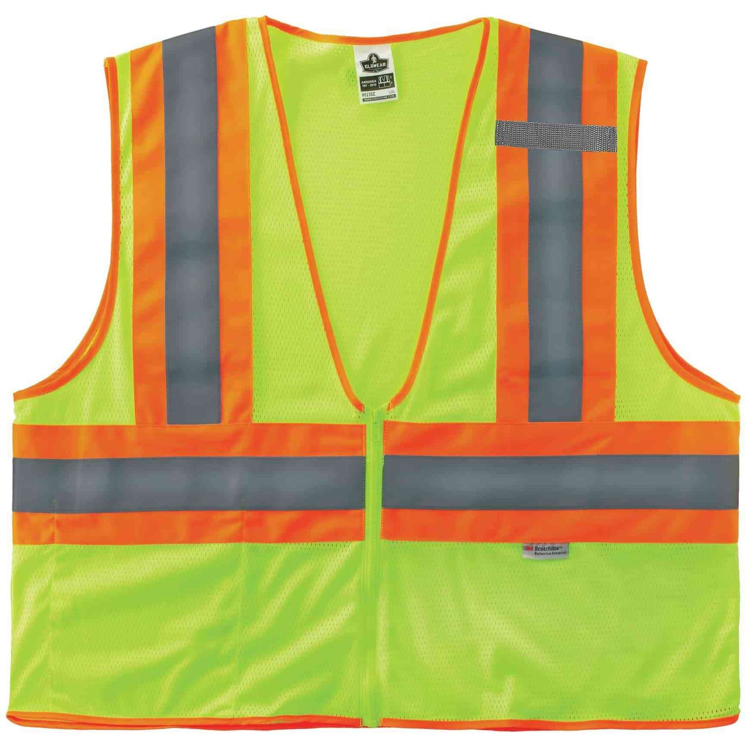 Vest, Two-Tone, Lime