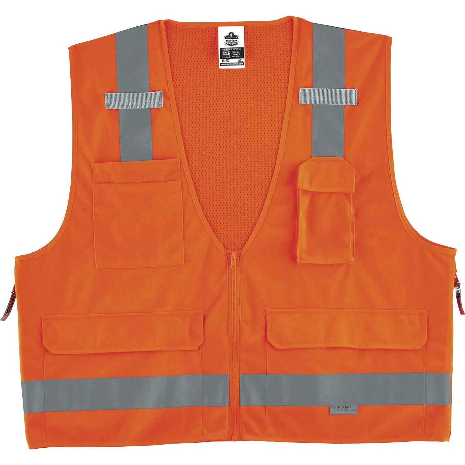 Vest, Surveyors, 4X/5X, Orange