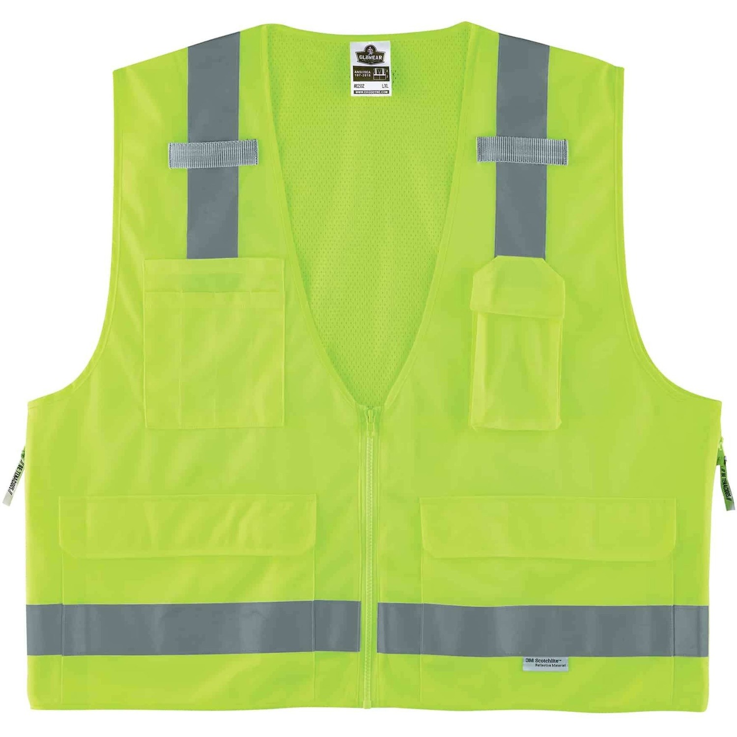 Vest, Surveyors, S/M, Lime