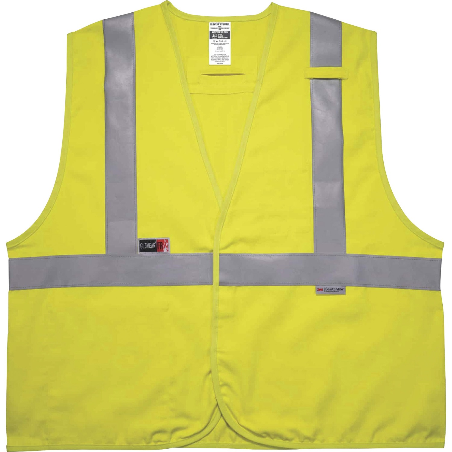 Safety Vest, FR, Lime, 2X/3X