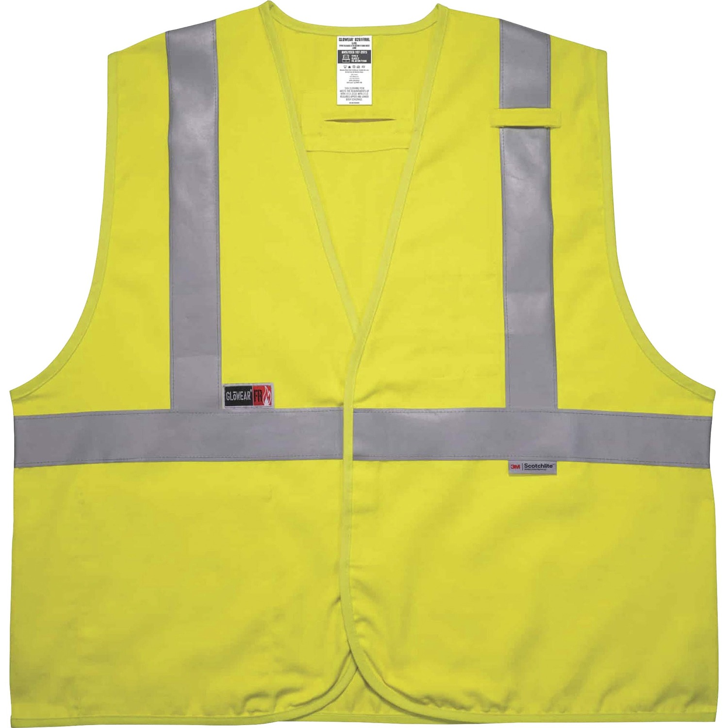 Safety Vest, FR, 4X/5X, Lime